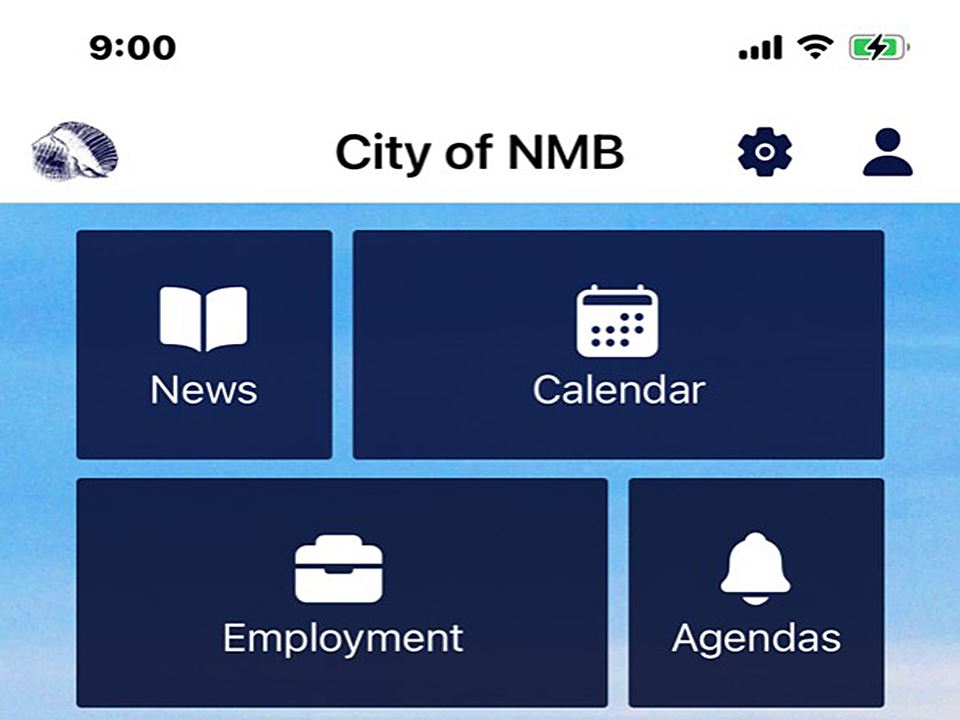 Screen Shot of City of NMB App - Cropped